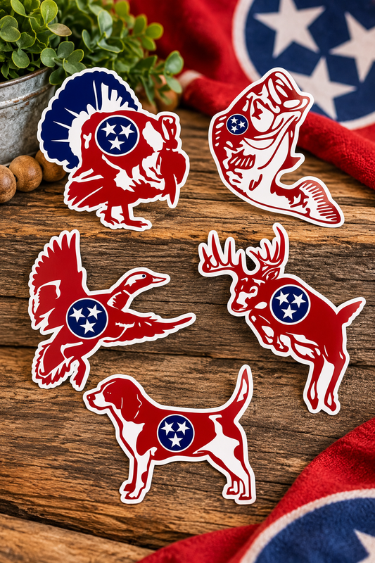 Tennessee Tri-Star Outdoor Decals
