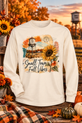 Load image into Gallery viewer, Small Town Fall Vibes Comfort Colors® Heavyweight Long Sleeve Tee
